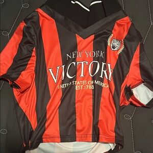 Womens Red and Black Shirt